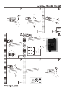 Manual Eglo 902223 Lampă