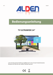 Bedienungsanleitung Alden 24inch LED fernseher