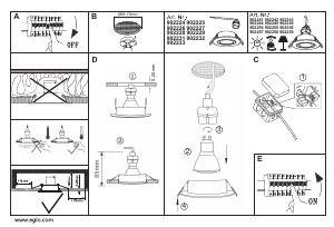 Manual Eglo 902226 Lampă