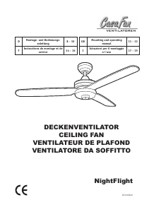 Handleiding CasaFan NightFlight Plafondventilator