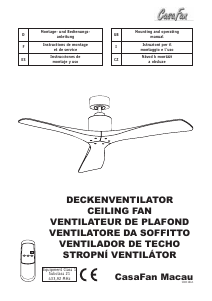 Manual de uso CasaFan Macau Ventilador de techo