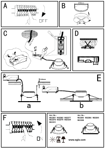 Manuale Eglo 902277 Lampada