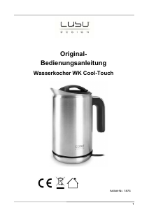 Manual de uso Caso 1873 WK Cool-Touch Hervidor