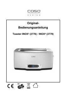 Bedienungsanleitung Caso 2779 INOX4 Toaster