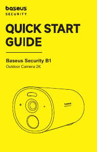 Manuale Baseus B1 Videocamera di sorveglianza