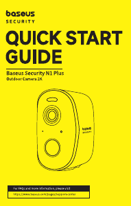 Manuale Baseus N1 Plus Videocamera di sorveglianza