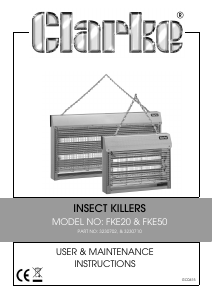 Manual Clarke FKE 50 Pest Repeller