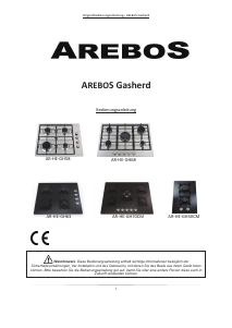 Handleiding Arebos AR-HE-GH68 Kookplaat