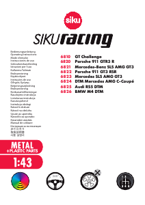 Manual Siku set 6810 Racing GT challenge