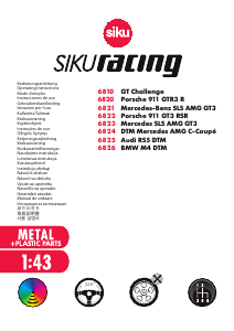 Handleiding Siku set 6825 Racing Audi RS5 DTM