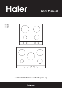 Manual Haier HAHG7W5HEB Plită