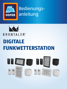 Manuale Krontaler WS-0308-w-h Stazione meteorologica