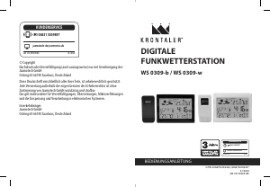 Bedienungsanleitung Krontaler WS 0309-w Wetterstation