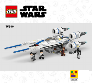 Manuál Lego set 75399 Star Wars Povstalecká stíhačka U-wing