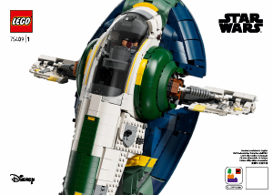 Manuál Lego set 75409 Star Wars Jango Fett a jeho vesmírná loď třídy Firespray
