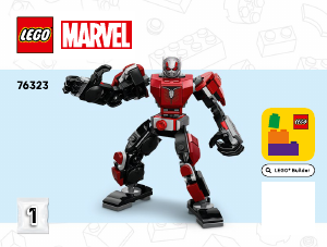 Használati útmutató Lego set 76323 Super Heroes Bosszúállók: Végjáték a döntő csata