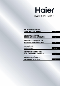 Manuál Haier HWO38MG4HXB Mikrovlnná trouba