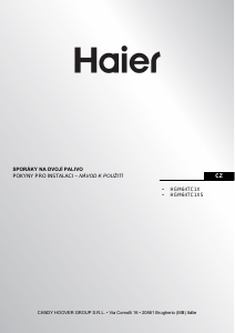 Manuál Haier HGM64TC1XS Sporák