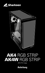 説明書 シャークーン AK4 RGB Strip PCケース