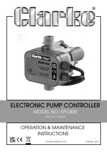 Handleiding Clarke EPC 800 Besproeiingscomputer