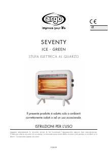 Manuale Argo Seventy Termoventilatore