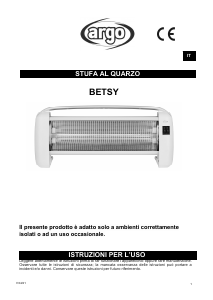 Manuale Argo Betsy Termoventilatore