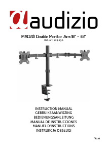 Mode d’emploi Audizio MAD20 Monture de moniteur