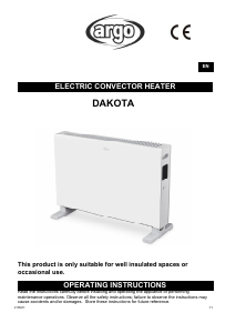 Handleiding Argo Dakota Kachel