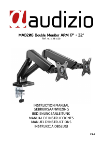 Mode d’emploi Audizio MAD20G Monture de moniteur