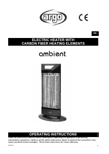 Handleiding Argo Ambient Kachel