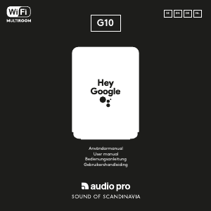Bedienungsanleitung Audio Pro G10 Intelligenter lautsprecher