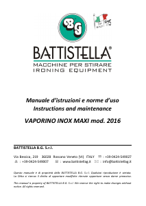 Manuale Battistella Vaporino Inox Maxi Ferro da stiro