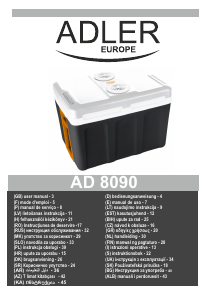 Kasutusjuhend Adler AD 8090 Külmakast