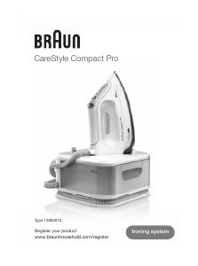 Priročnik Braun IS 2577 CareStyle Compact Pro Likalnik