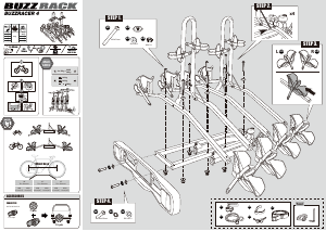 Manuale Buzz Rack Buzzracer 4 Portabiciclette