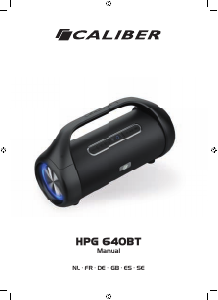 Manual de uso Caliber HPG640BT Altavoz
