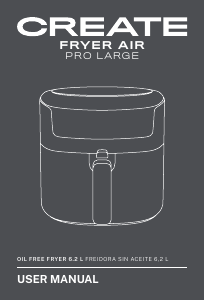 Handleiding Create Pro Large Friteuse