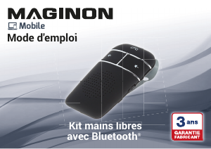 Mode d’emploi Maginon BHF-35 Kit mains-libres