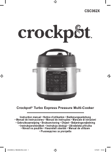 Manual Crock-Pot CSC062X Multicooker