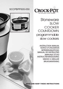 Käyttöohje Crock-Pot SCCPBPP605-050 Haudutuskeitin