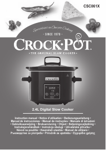Manuale Crock-Pot CSC061X Slow cooker