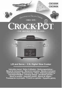 Instrukcja Crock-Pot CSC059X Wolnowar