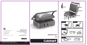 Manuale Cuisinart GR-47E Grill a contatto