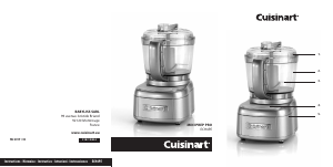 Mode d’emploi Cuisinart ECH-4PE Robot de cuisine