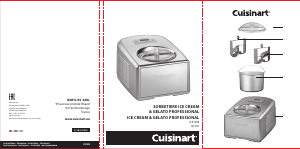 Manual de uso Cuisinart ICE-100E Máquina de helados