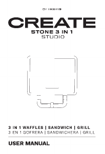 Manuale Create Stone 3in1 Studio Grill a contatto