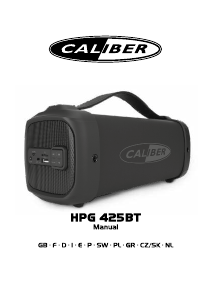 Handleiding Caliber HPG425BT Luidspreker