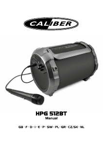 Manual Caliber HPG512BT Altifalante
