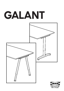 Manual IKEA GALANT (2006) Desk