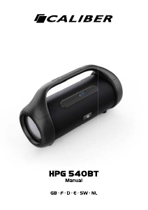 Handleiding Caliber HPG540BT Luidspreker